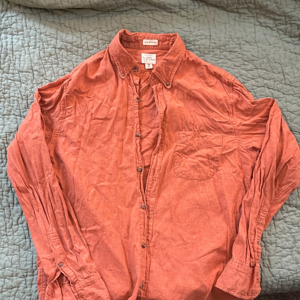 J. Crew slim untucked brushed twill men’s shirt